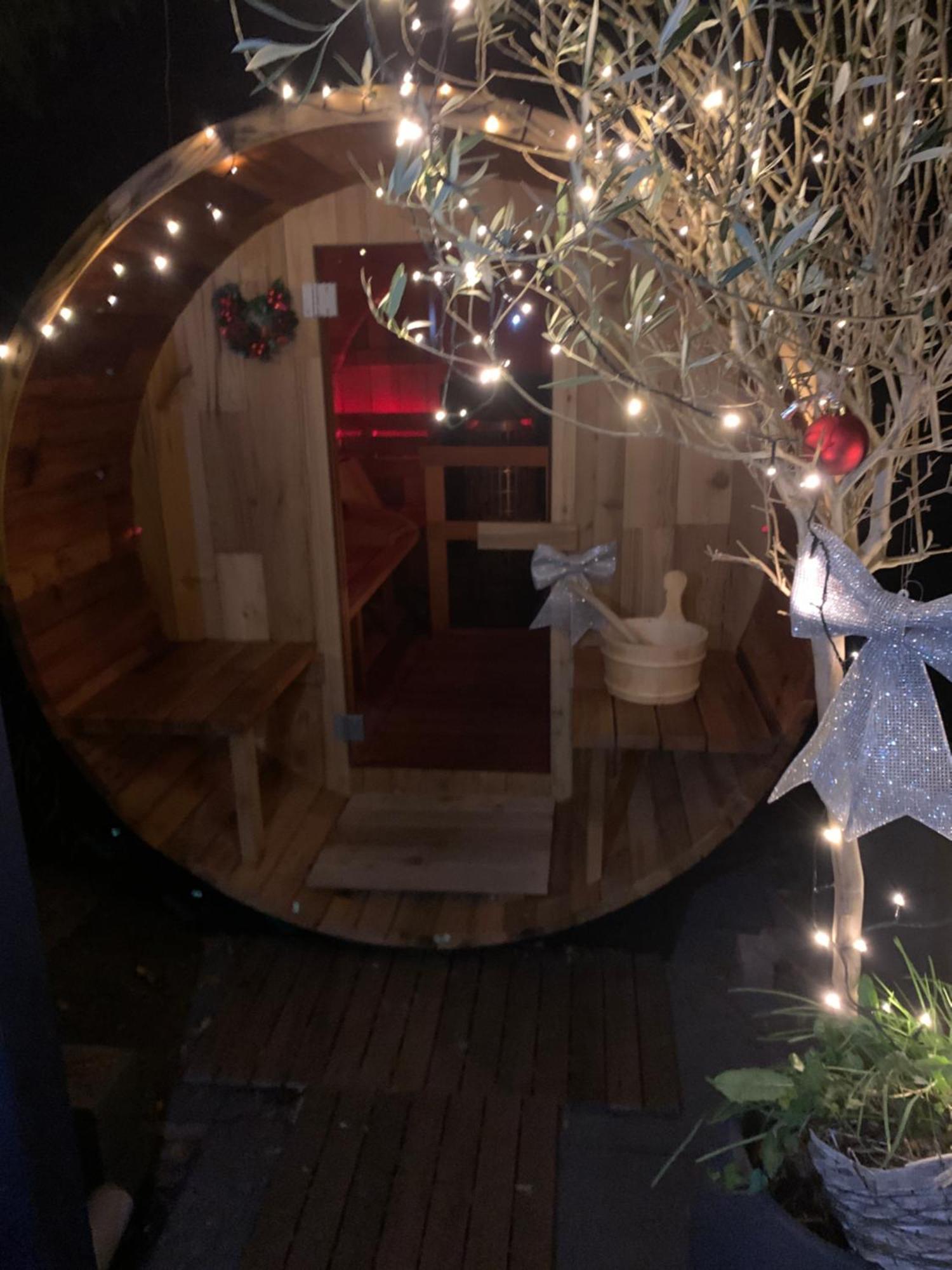 Romantisch Wellness Appartement Met Prive Hottub Sauna Gamesroom Den Ham Buitenkant foto