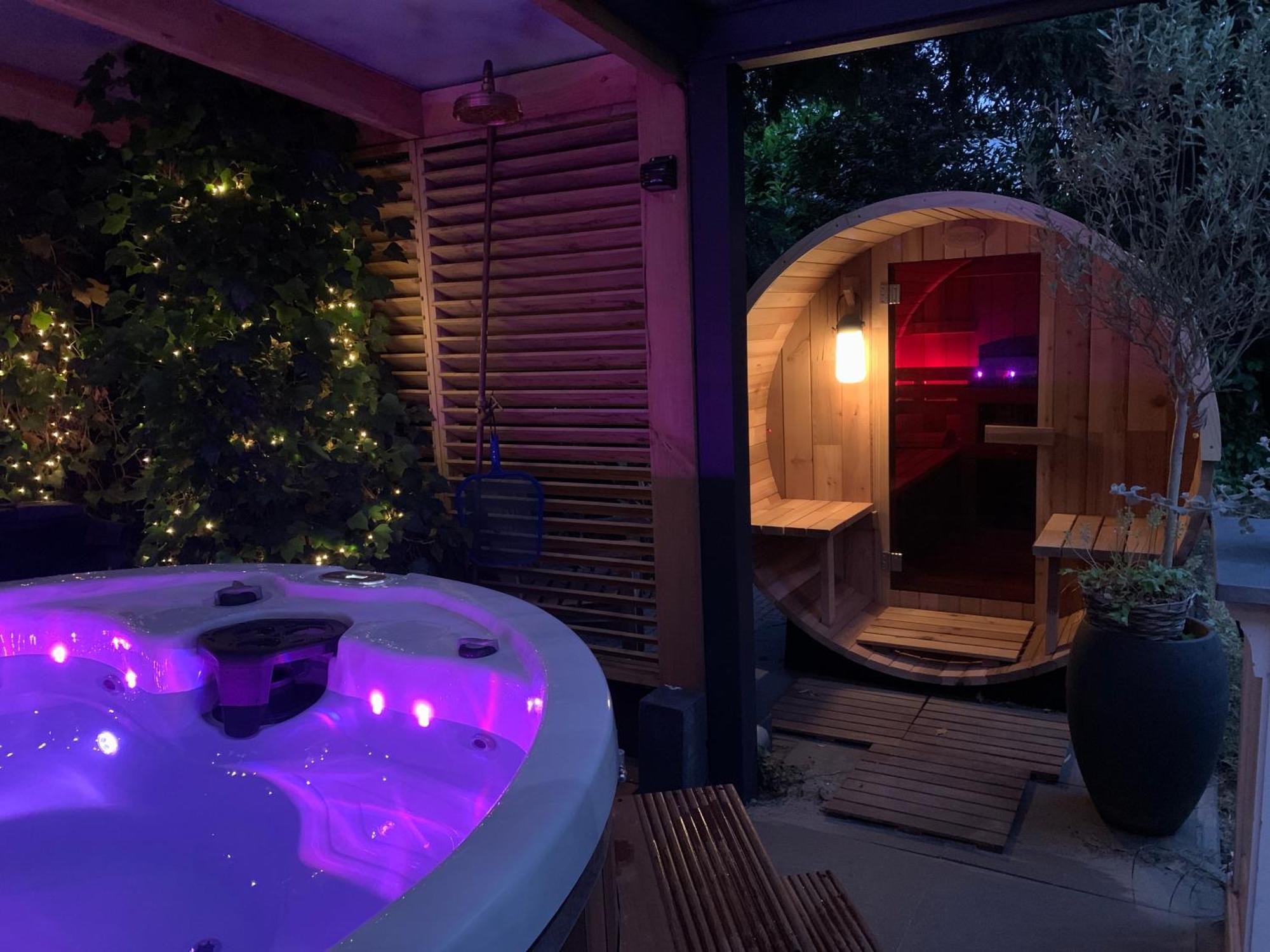 Romantisch Wellness Appartement Met Prive Hottub Sauna Gamesroom Den Ham Buitenkant foto